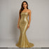 Sequins Embroidered Simmer Lycra Fabric-F5019